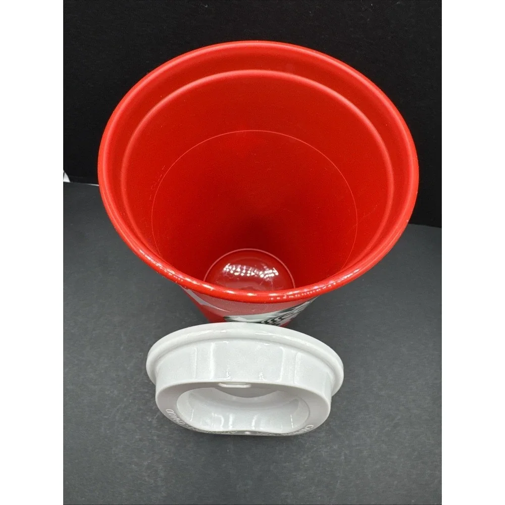 Starbucks 25 Years Red Holiday Reusable Coffee Tea Plastic Cup with Lid 16oz -A5
